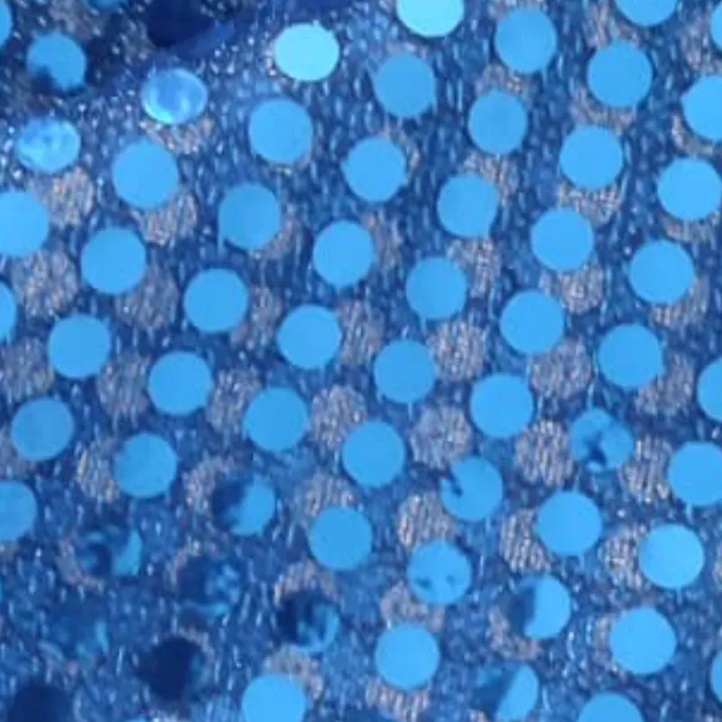 Tela lentejuela azul