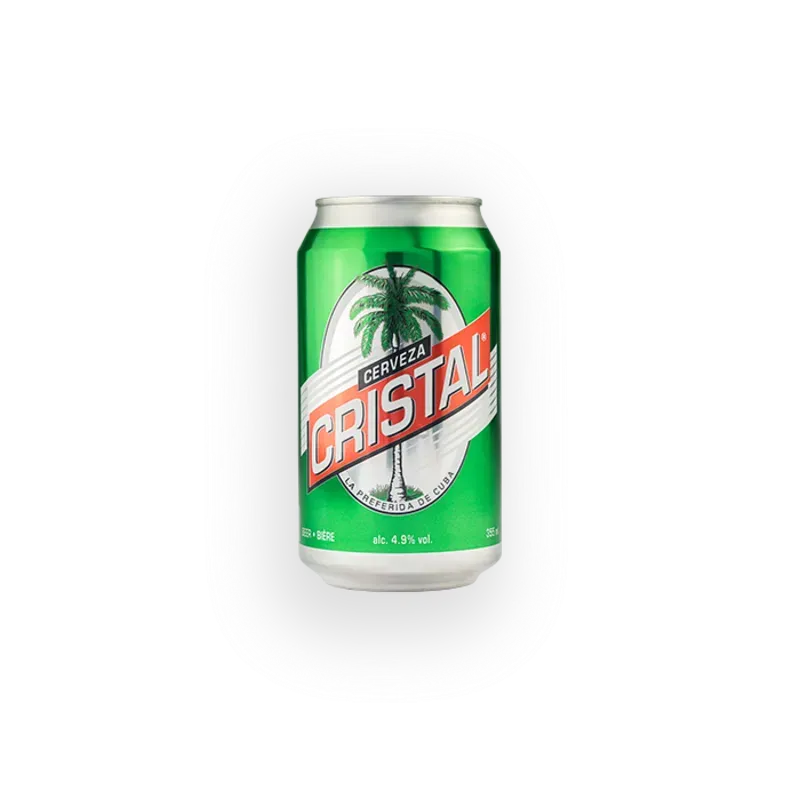 Cerveza cristal de lata