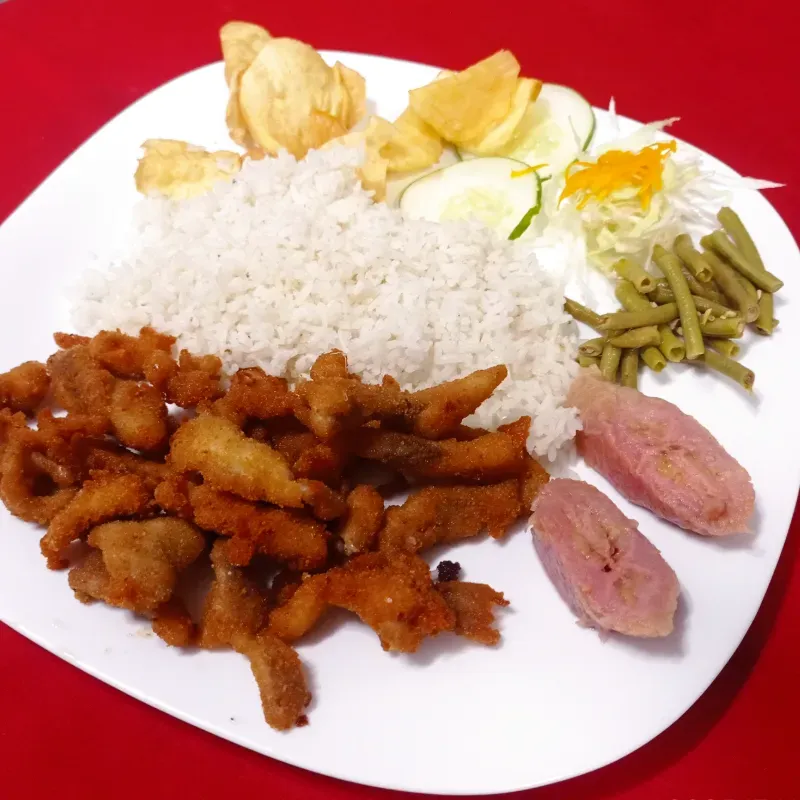 Fajitas de cerdo empanadas