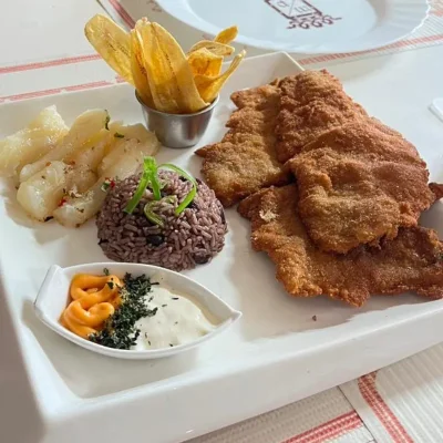 Filete de pescado empanado