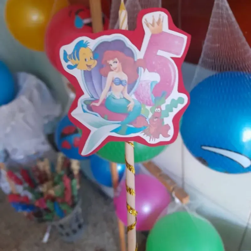 Velas de número con temática