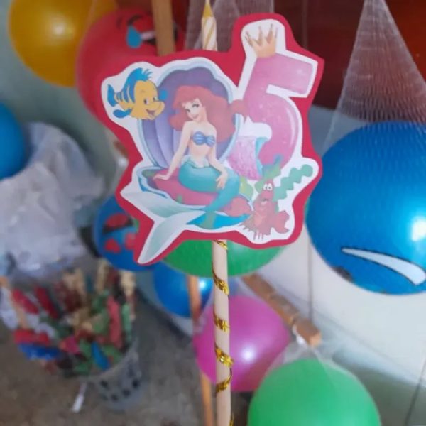 Velas de número con temática