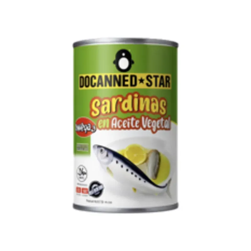 Sardinas en Aceite Vegetal Docanned Star
