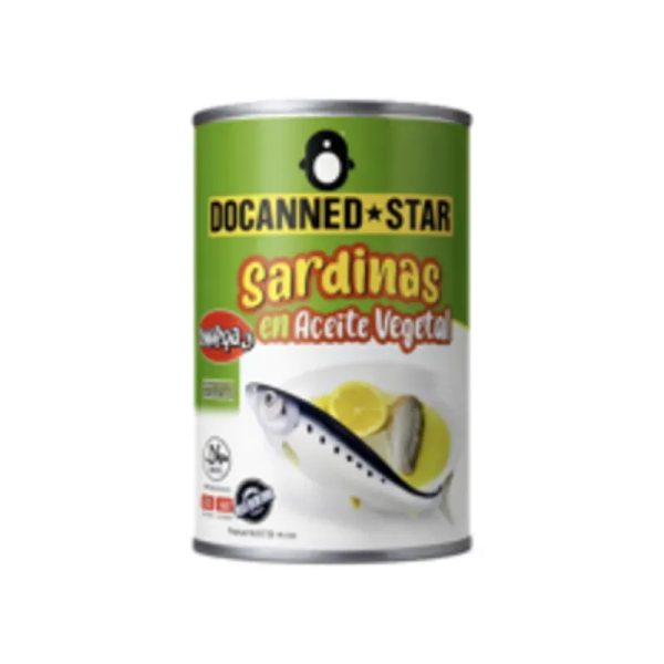 Sardinas en Aceite Vegetal Docanned Star