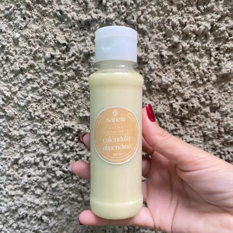 Crema de caléndula y almendras