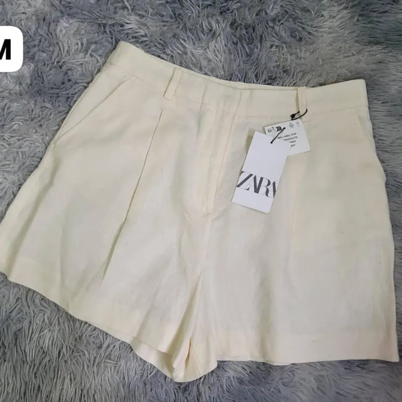 Short Zara de vestir beige