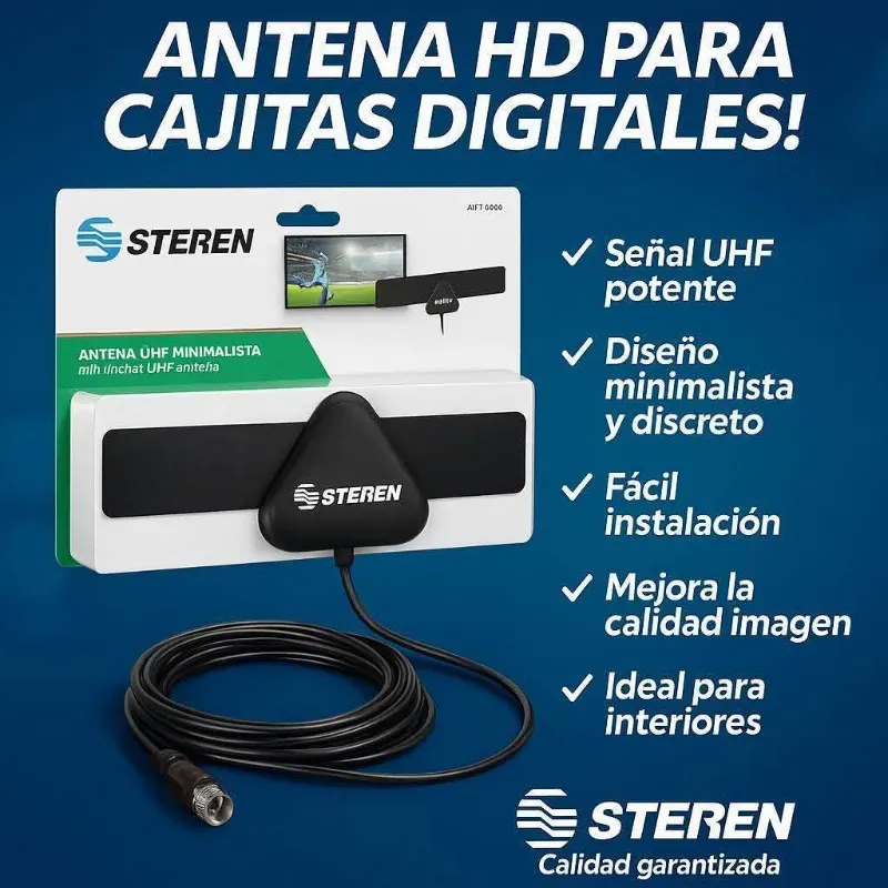 ANTENA HD PARA CAJA DECODIFICADORA (G&Y)