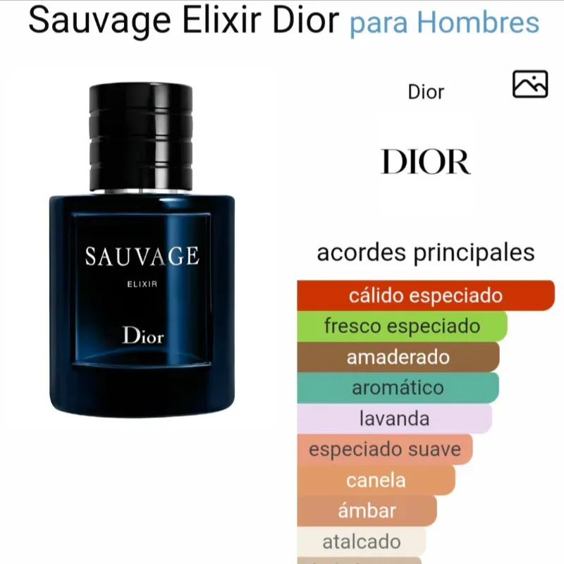Sauvage Elixir Dior 100ml no tiene caja