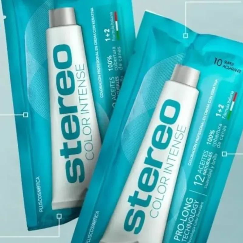 Tinte stereo 50ml Fórmula 1 onza d tinte x 2 de peroxido