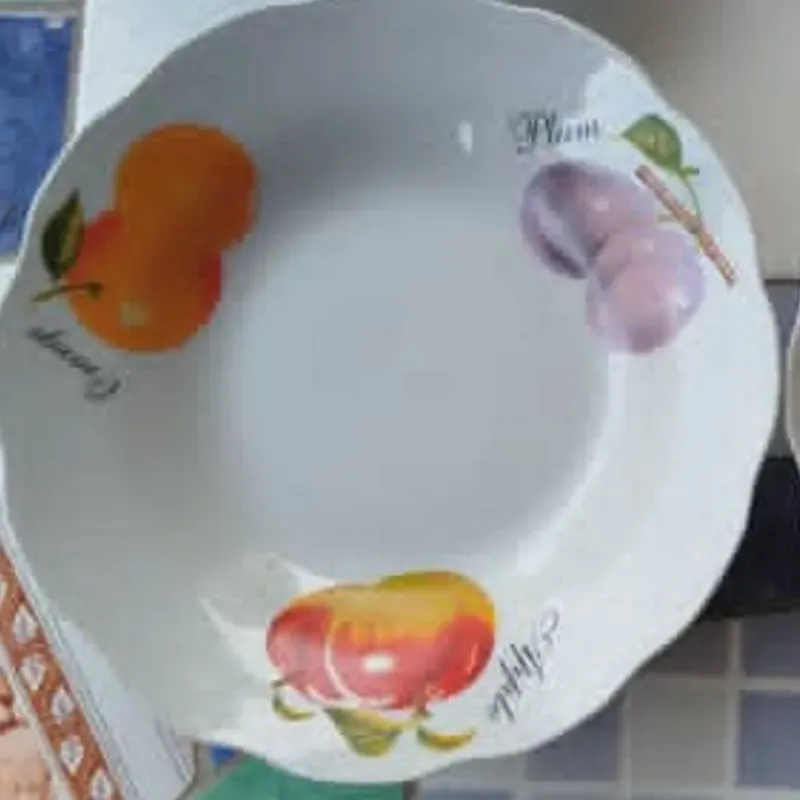 Plato hondo de cerámica