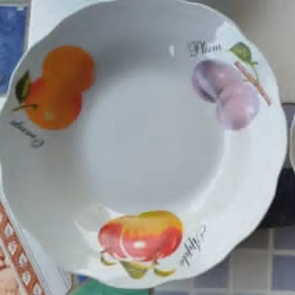 Plato hondo de cerámica