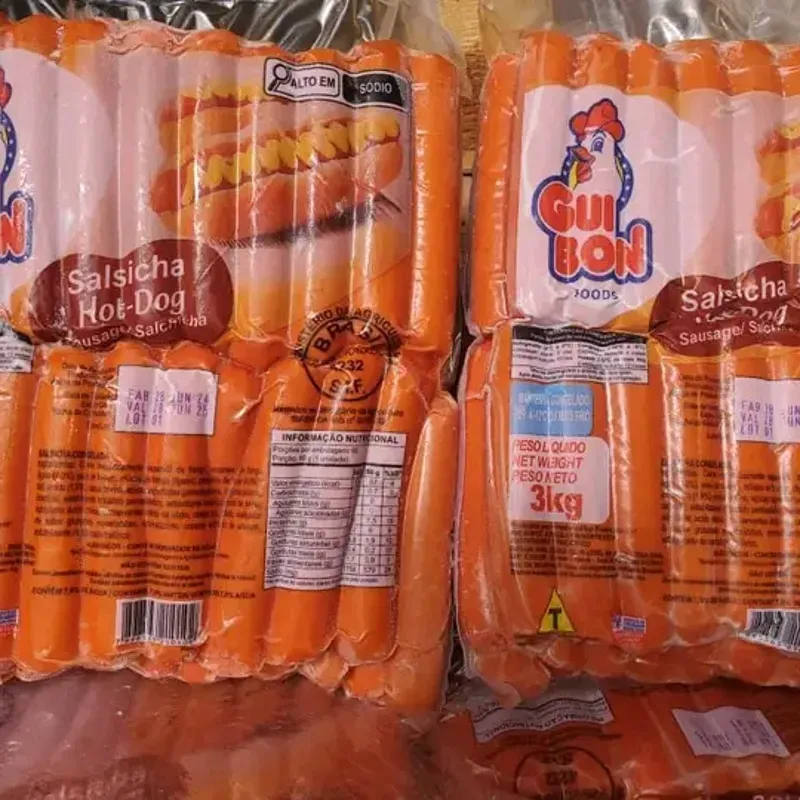 Paquete de Salchichas pollo 3 kg GUI BON