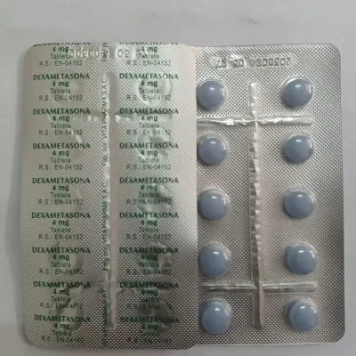 Dexametasona de 4 mg de 10 Tabletas