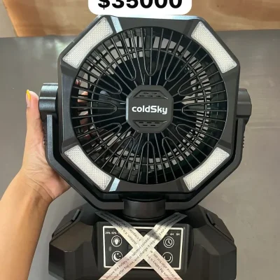 Ventilador recargable