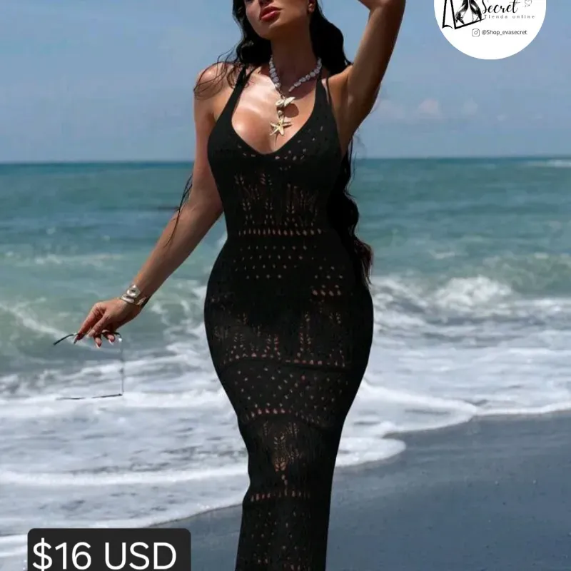 Vestido para playa talla L