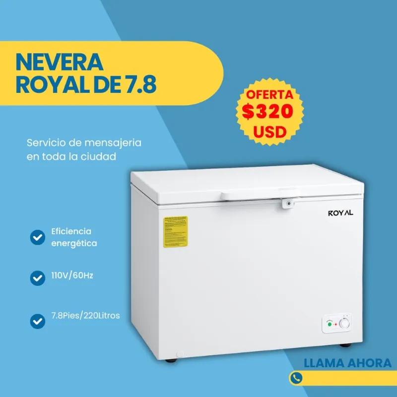 Nevera 7.8 pies