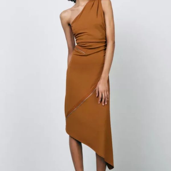 Vestido color mostaza