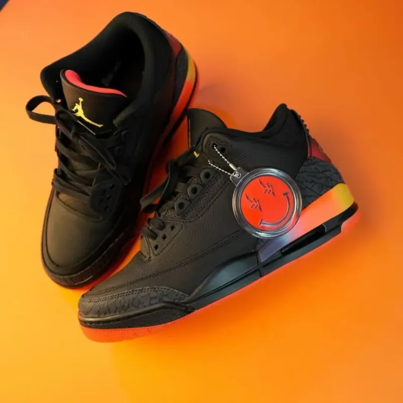Jordan Negras Retro 3 Jay Balvin