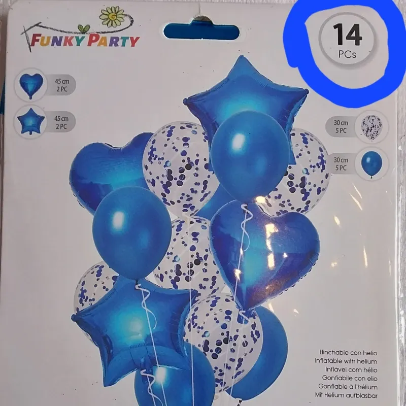 Set de 14 globos
