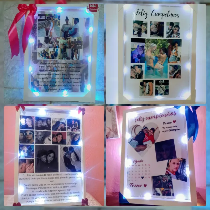 Cuadro con luces ❤️