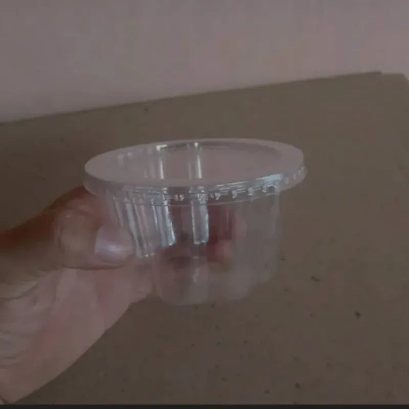 Vaso de 8 onz con tapa plana