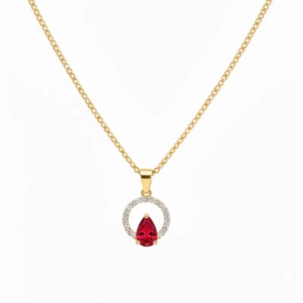 Cadena con dije de gema
