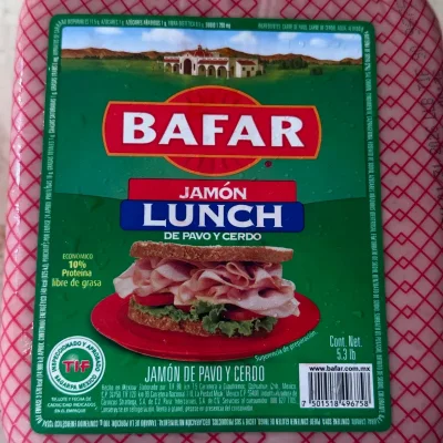 Jamón de Pavo y Cerdo