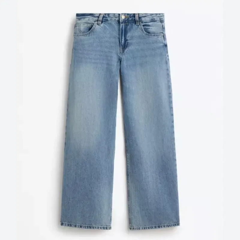 Jean Ancho Corte Recto