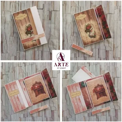 Mini Álbum Rosa Victoriana