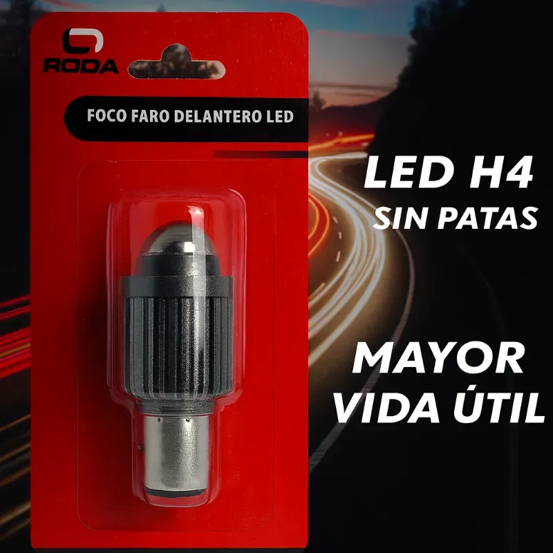 Foco faro delantero led H4 sin patas