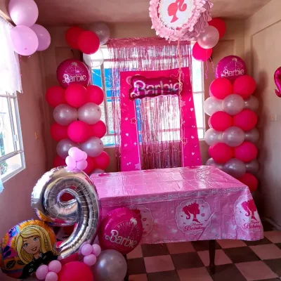Decoración con temática barbie