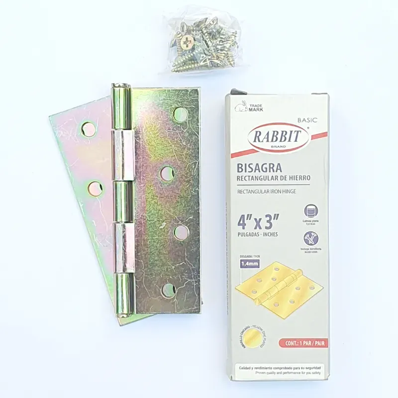Bisagra Rectangular De Hierro