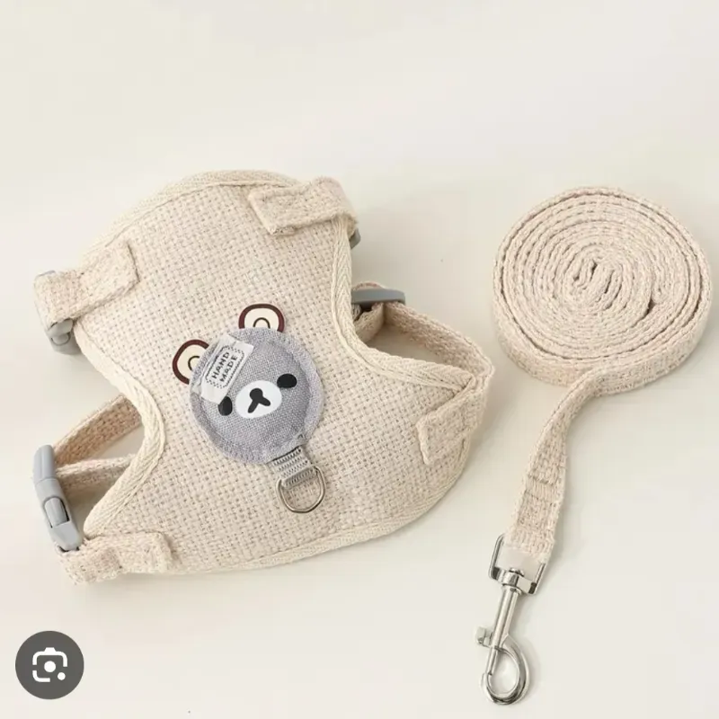 60932 Pechera con correa diseño osito talla S