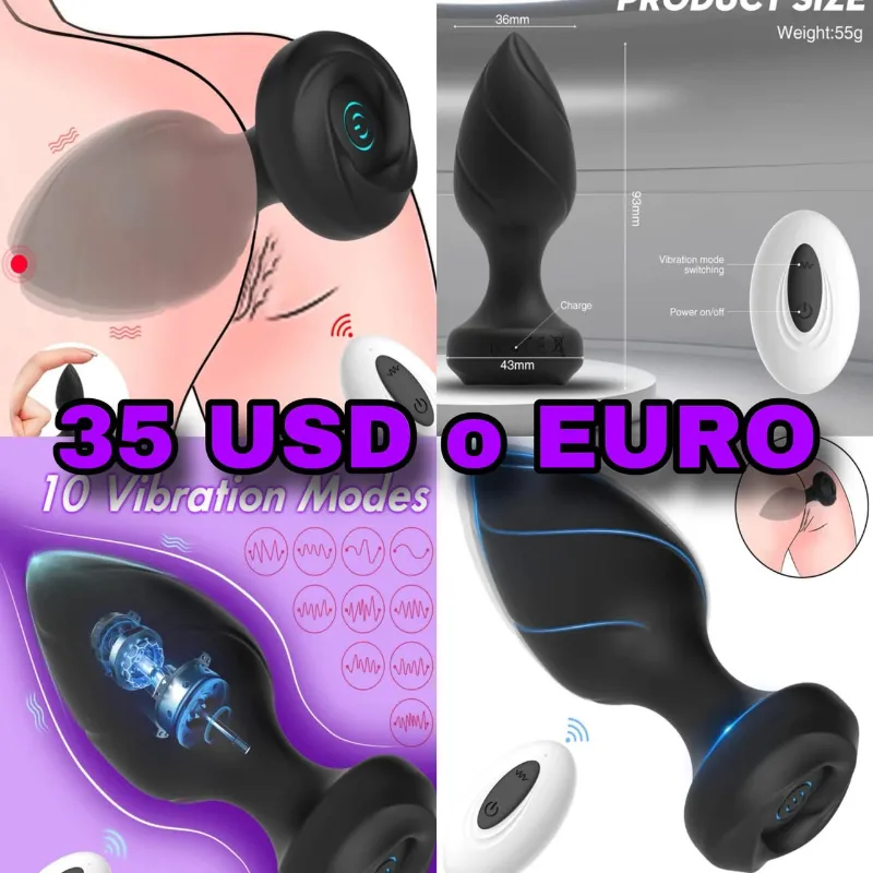 Vibrador Anal A Distancia. ️