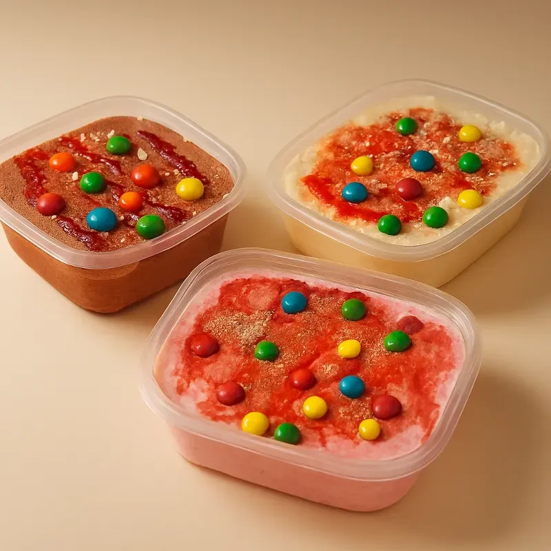 Pote Helado Nestlé sabores chocolate vainilla Mantecado y fresa con agregos varios (leer descripción)