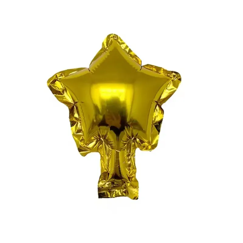 Globo de estrella dorado de 5"