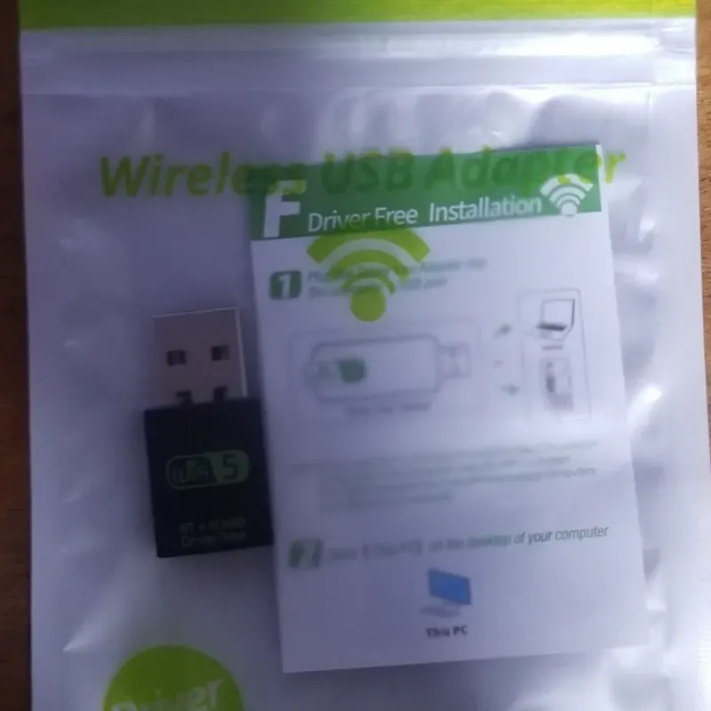 Adaptador Bluetooth y Wifi 2 en 1 de 600Mbps