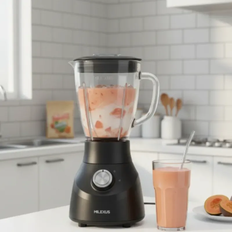 LICUADORA VASO DE VIDRIO MILEXUS (ML-L602)