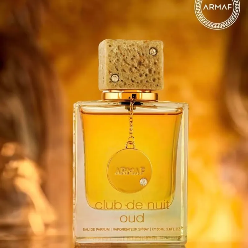Armaf Club De Nuit Oud Eau de Parfum Spray para Unisex, 3.6 onzas