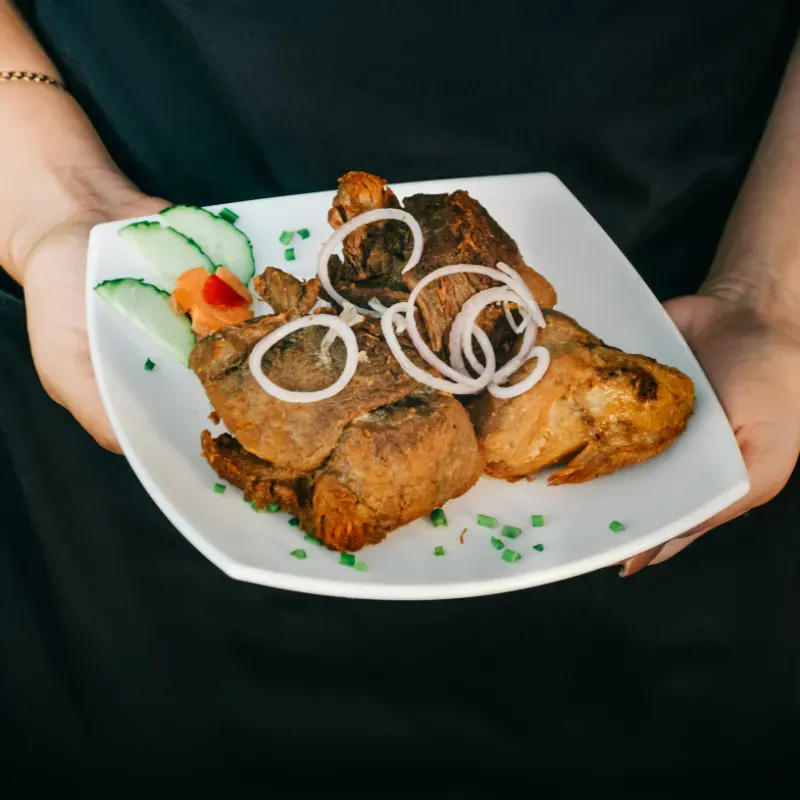 Masas de Cerdo fritas