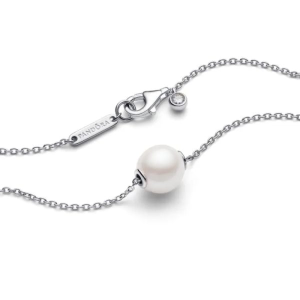 Cadena de Perla Blanca
