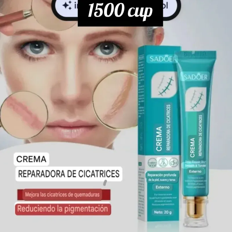 Crema reparadora de cicatrices