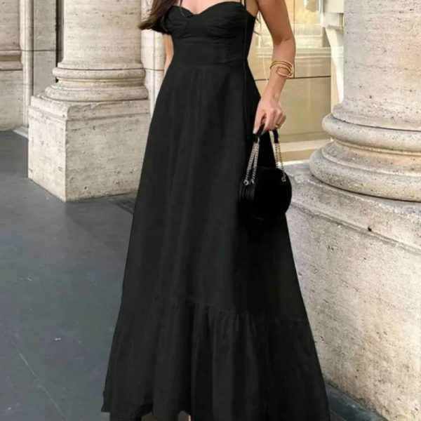  Vestido Largo Negro – Elegancia atemporal para cada ocasión