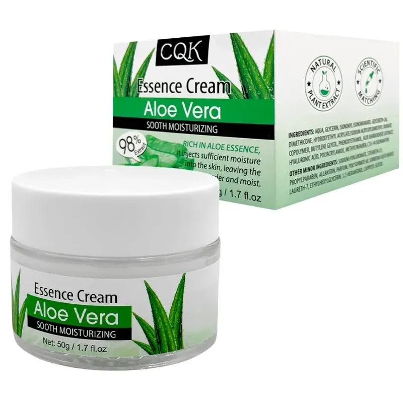 Crema CQK con aloe vera y ácido hialurónico