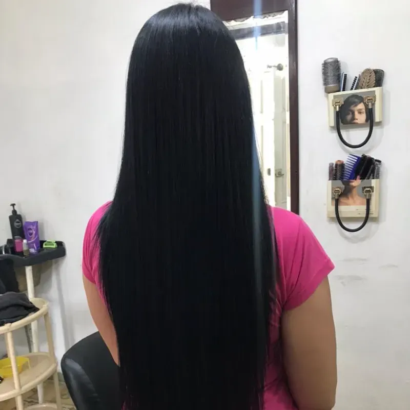 Peinado para cabello extra largo sin extensiones