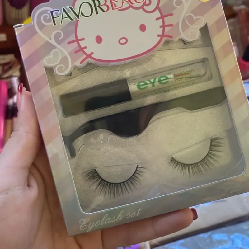 Pestañas +Pegamento