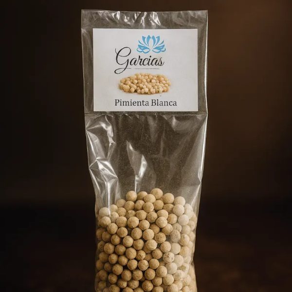 Pimienta blanca en grano 10g