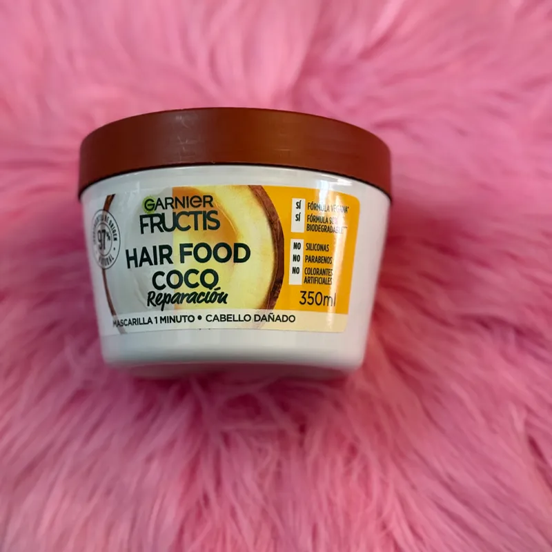 Mascarilla hidratante y de reparacion de coco