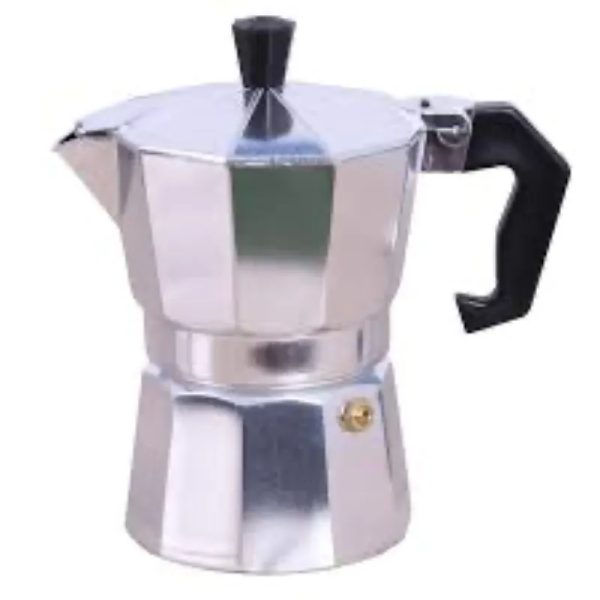 Cafetera clásica de 3 tasas.