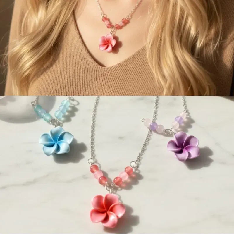Collar con flor Hawaiana 2